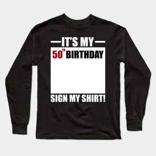 50th birthday Long Sleeve T-Shirt